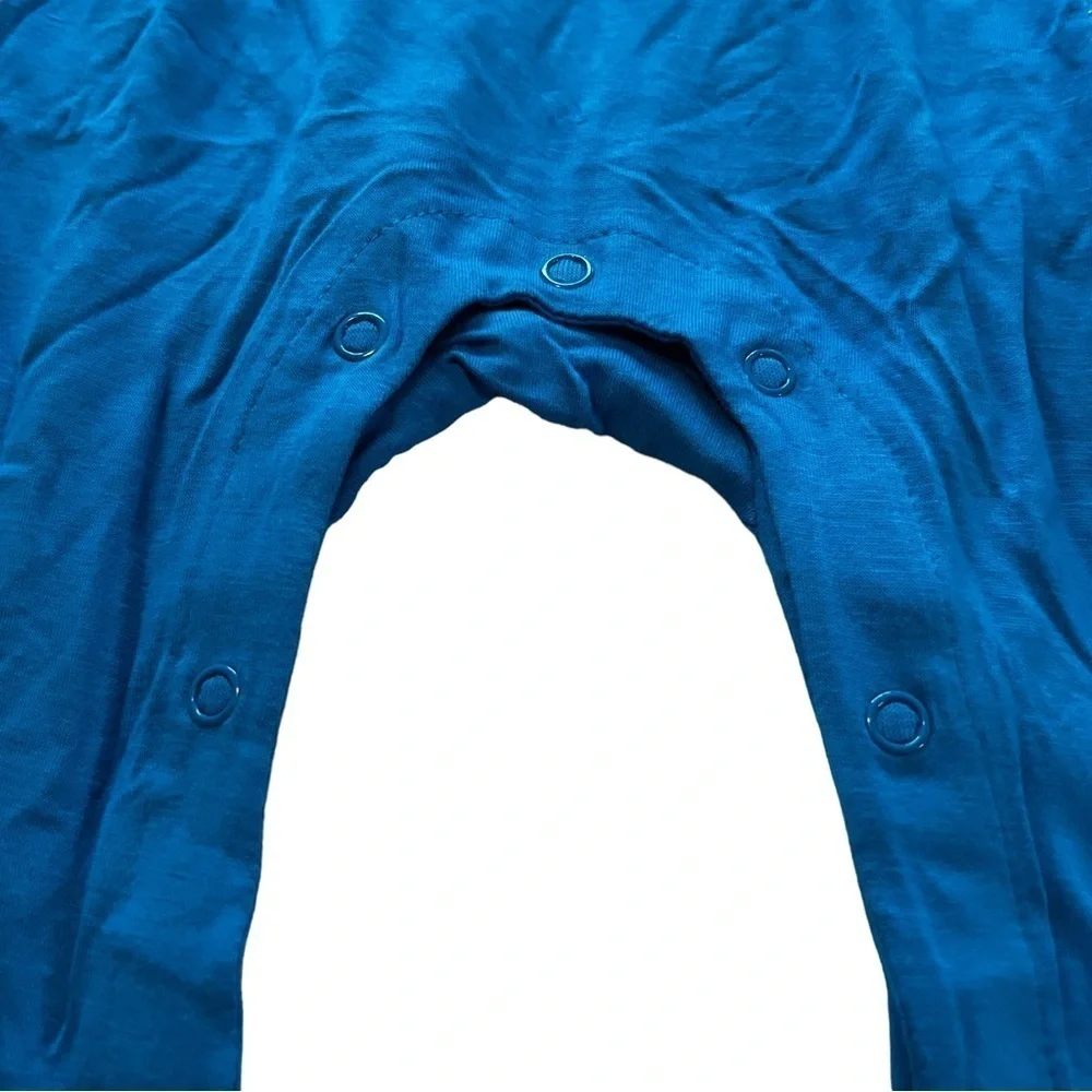 NWT Posh Peanut Bamboo Onsie Bodysuit Blue 2T
